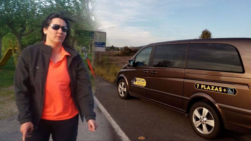 María Zurrón, taxista de Zamora