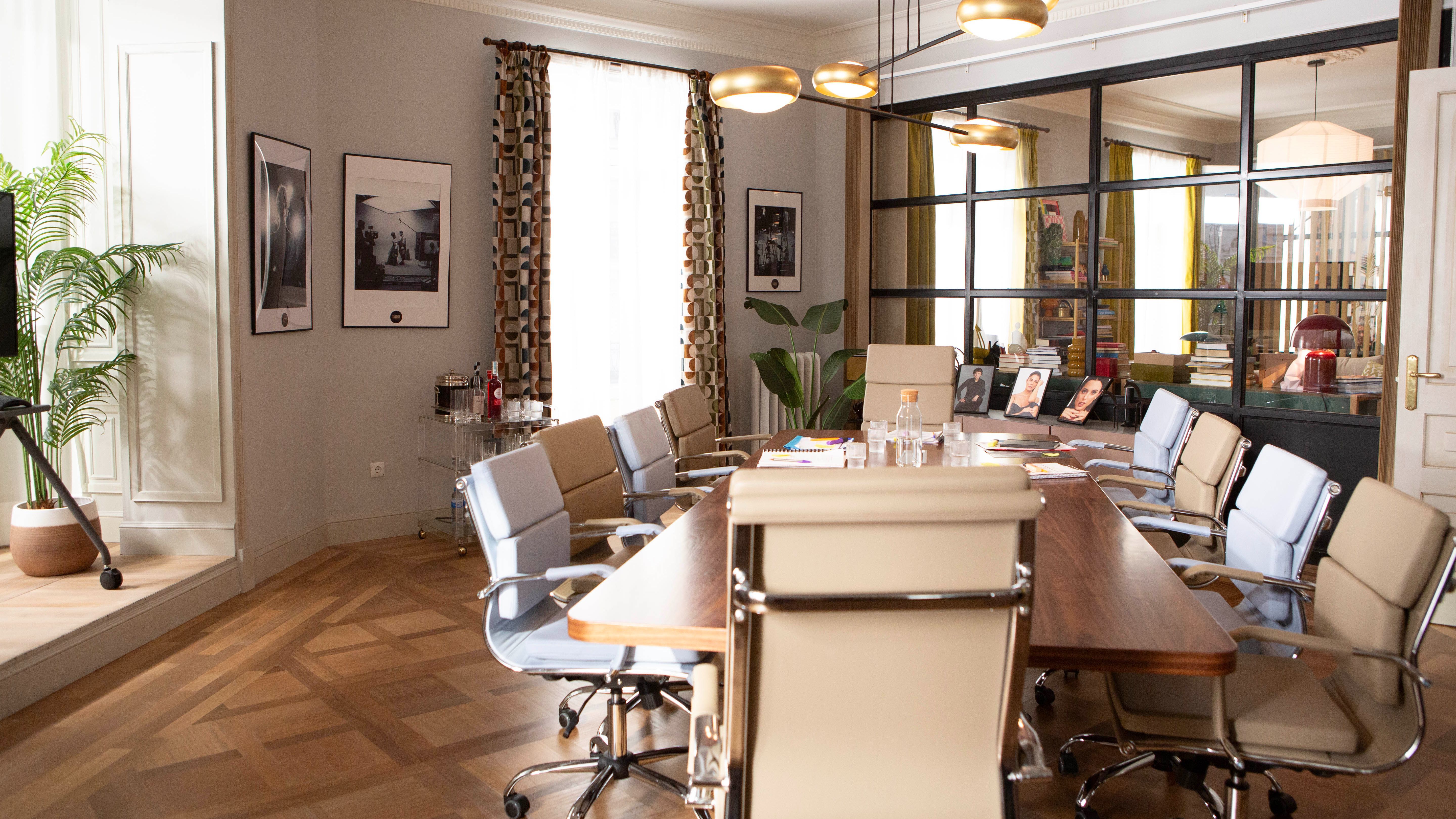 Set de rodaje de 'La Agencia'