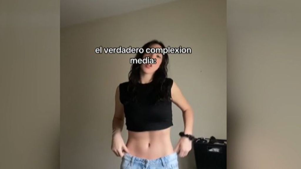 Un falso concepto de complexión media se hace viral en TikTok