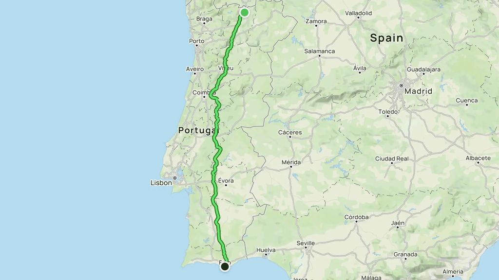 El recorrido completo de la Estrada Nacional 2