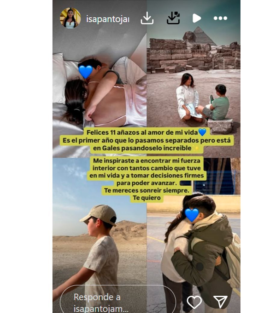 La emotiva dedicatoria de Isa Pantoja a su hijo Alberto por su cumpleaños