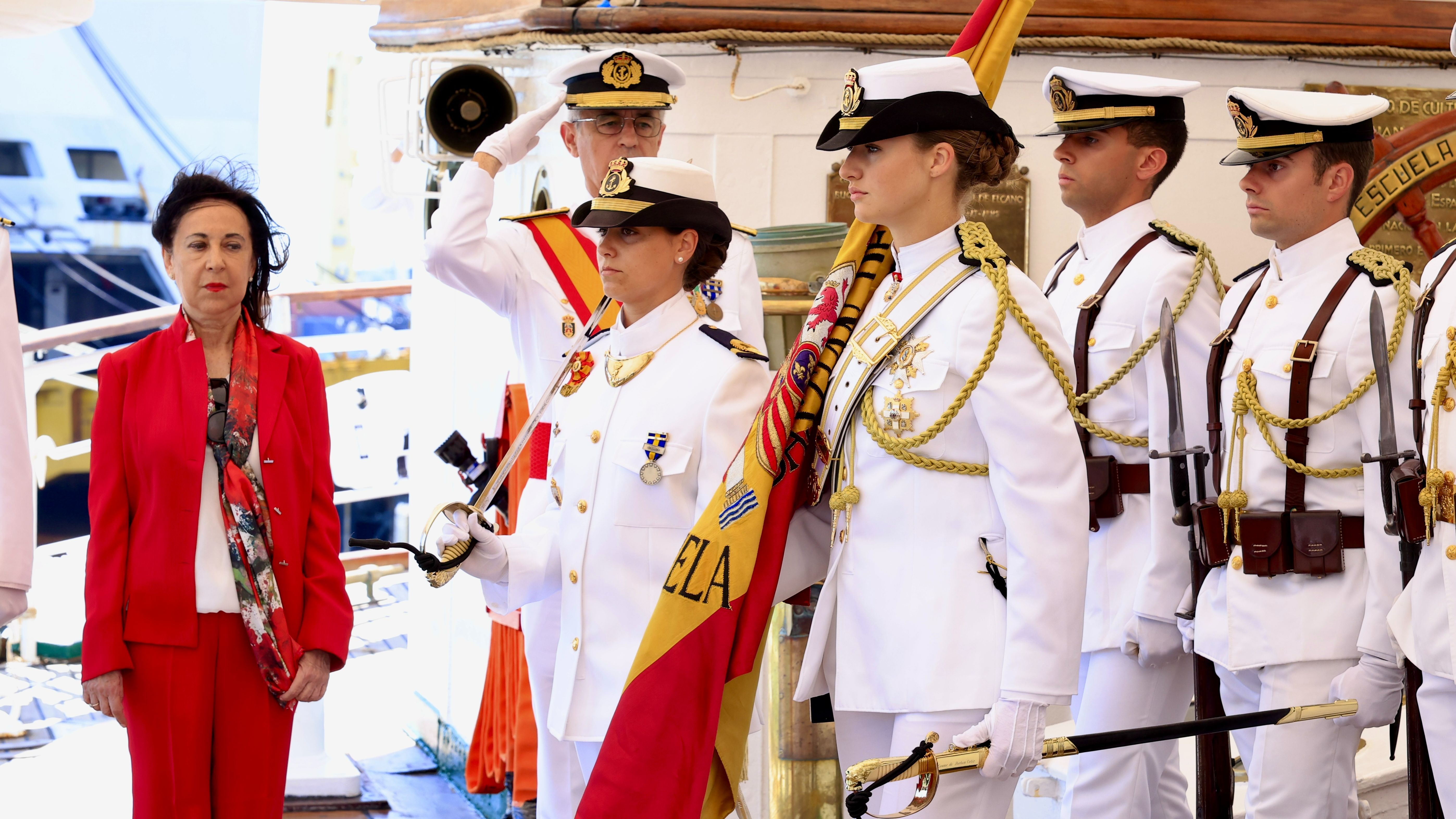 Leonor, en el acto en Montevideo