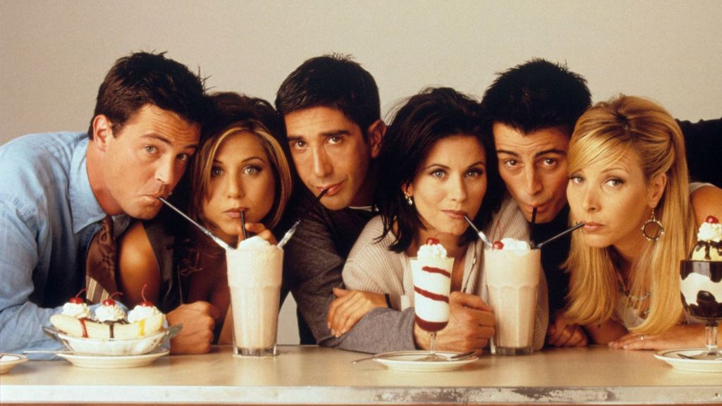 Los actores principales de la serie 'Friends'