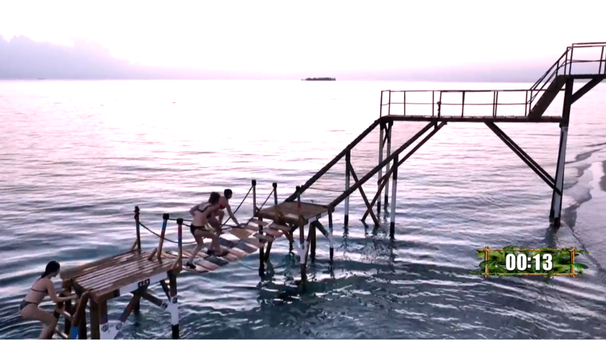 Los concursantes, eufóricos tras terminar con éxito el bautismo de barro: así ha sido la resolución de equipos final