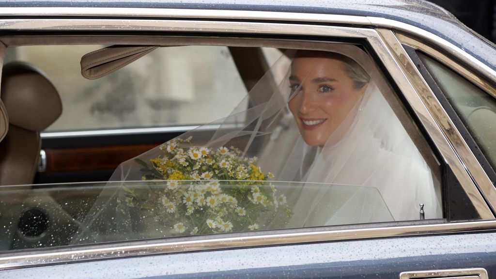 Alejandra Moreno el día de su boda