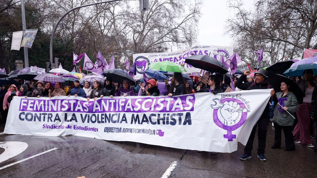 Manifestación con motivo del Día Internacional de la Mujer