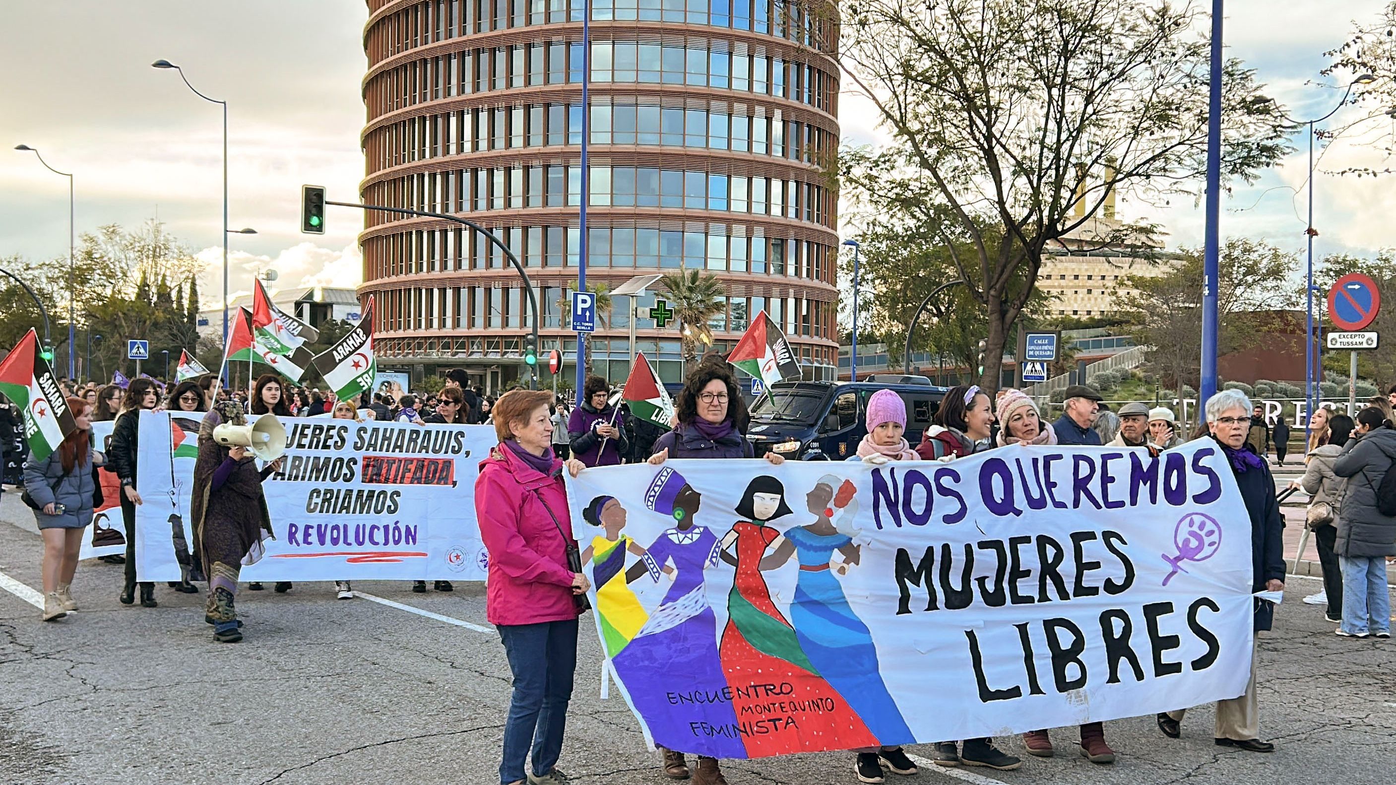 Manifestación feminista por el Día de la Mujer