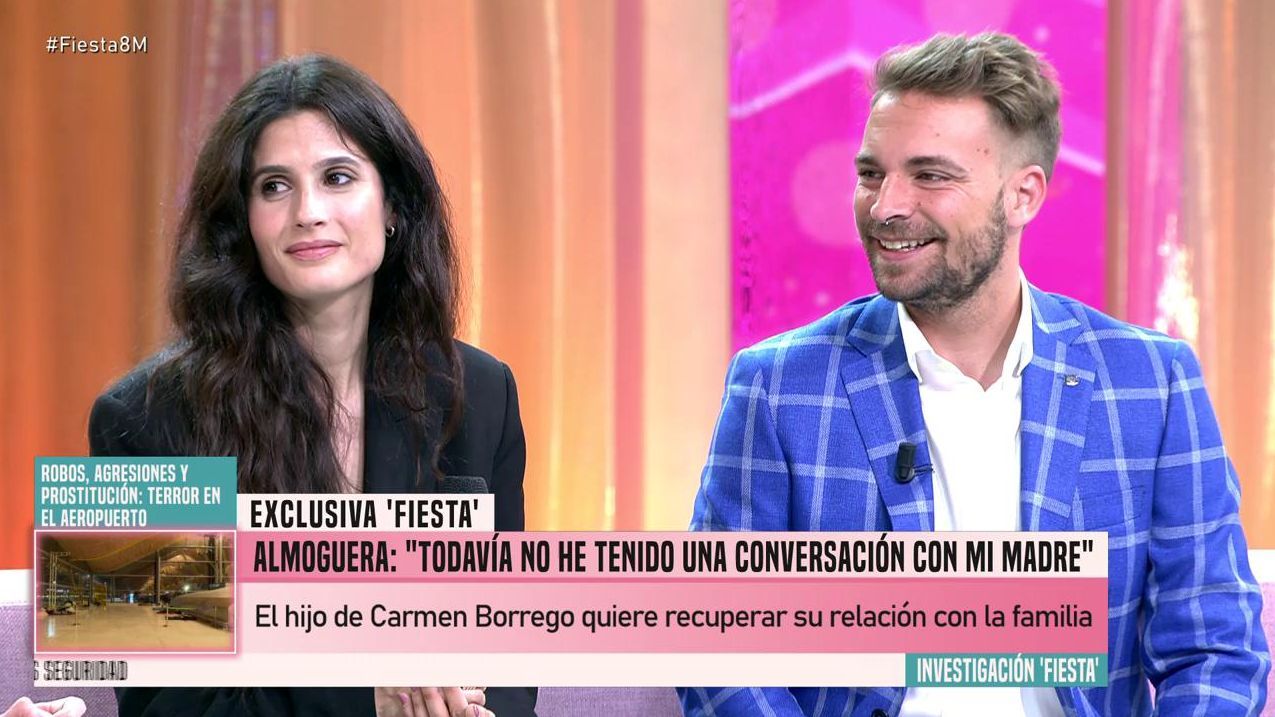 María y Almoguera, juntos en 'Fiesta'