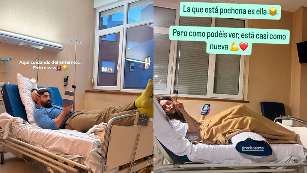 Rocío y Coco en el hospital