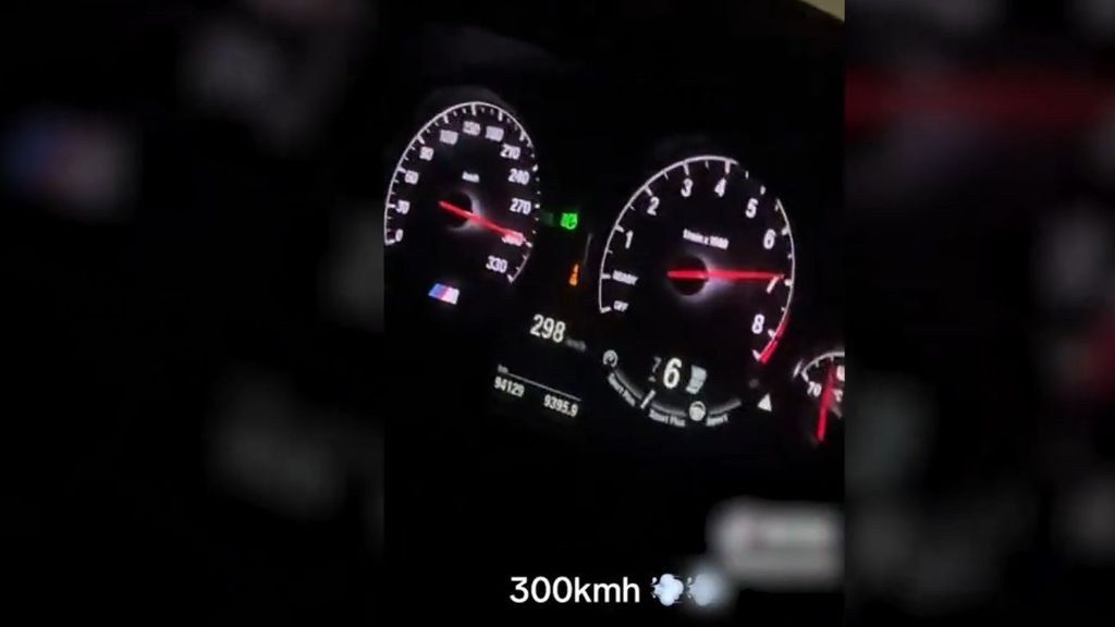 Investigado en Málaga por conducir a 300 kilómetros por hora y grabarlo en vídeo