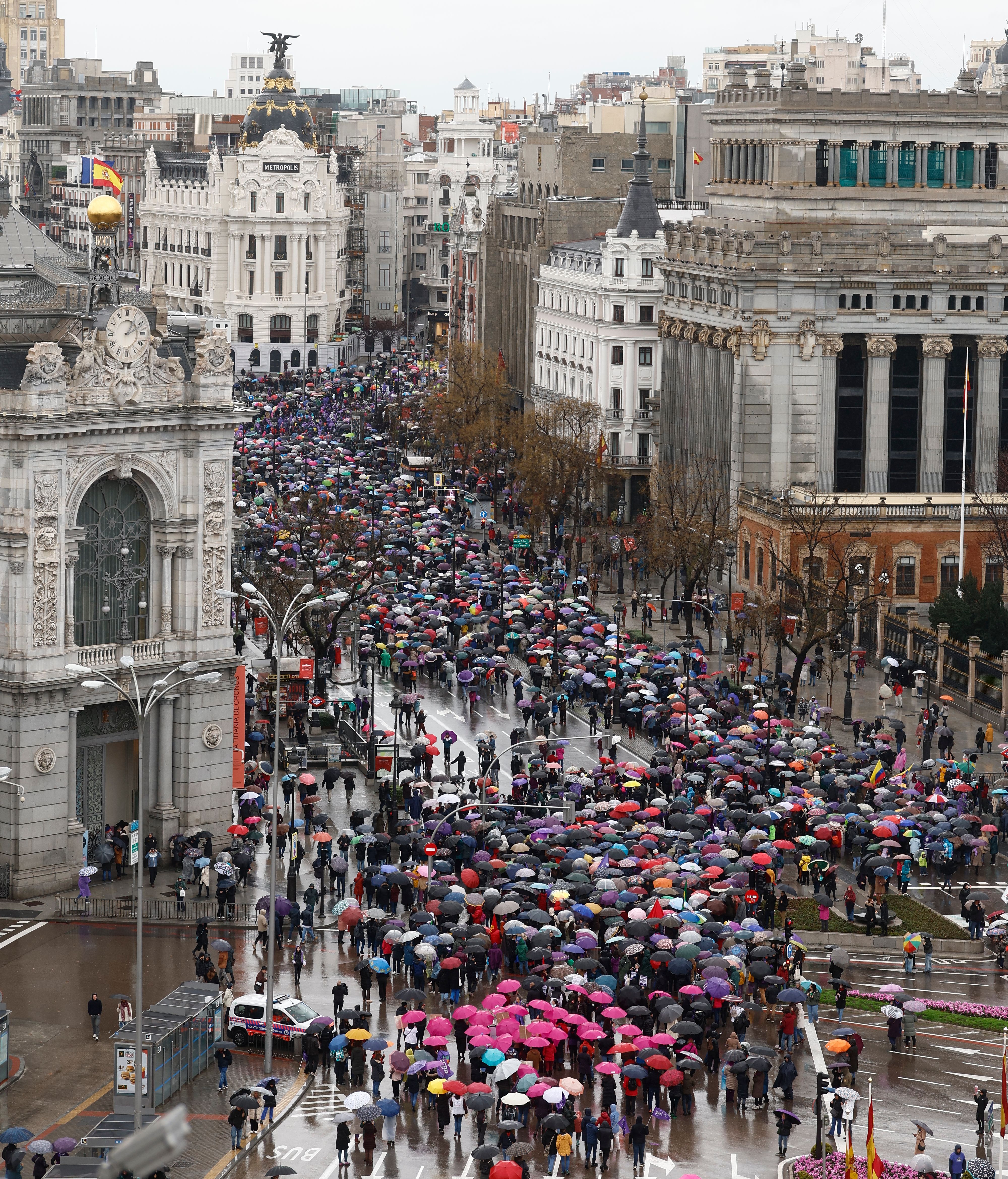 La marcha ha recorrido este sábado las calles del centro de Madrid.