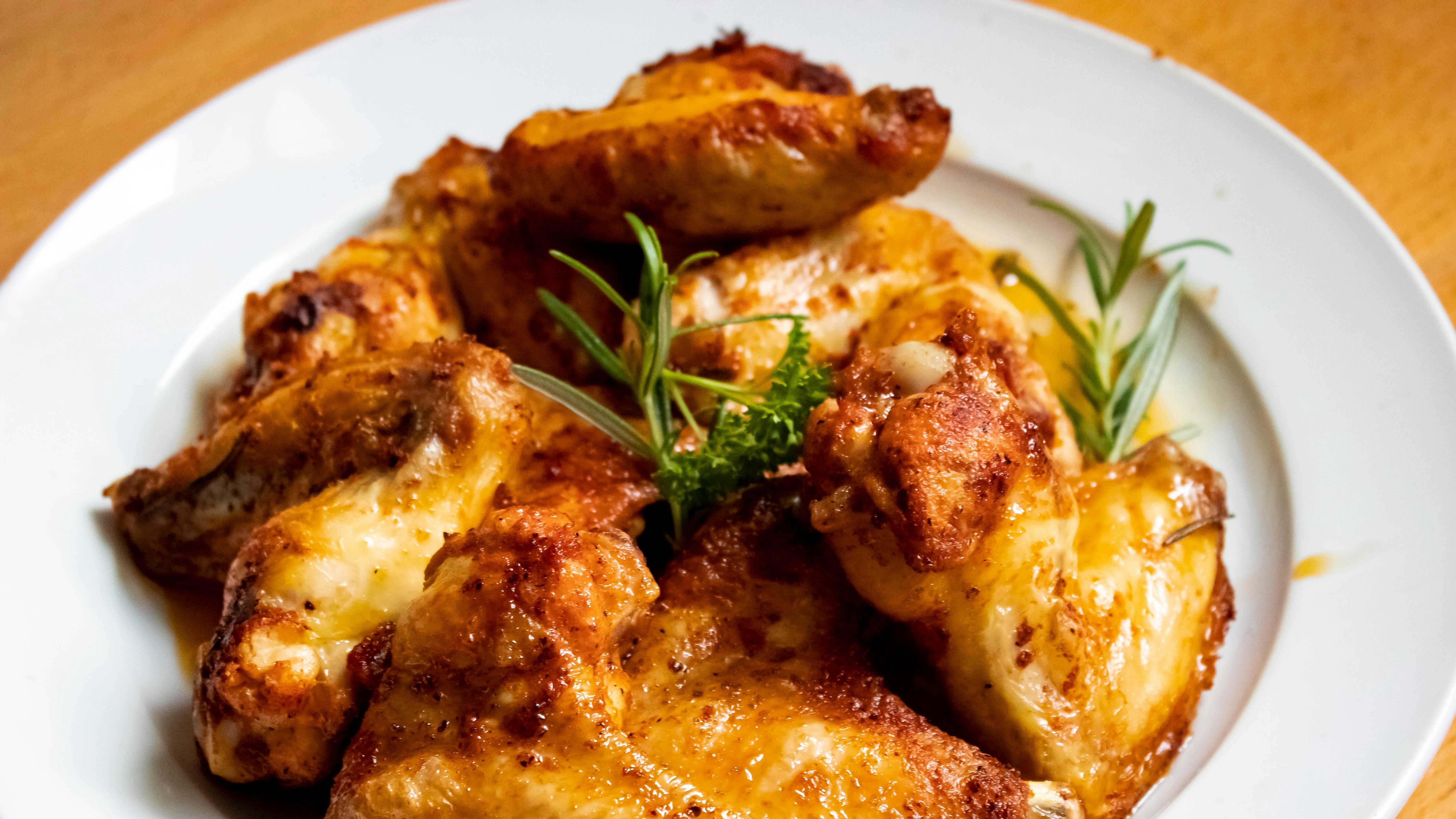 Alitas de pollo crujientes