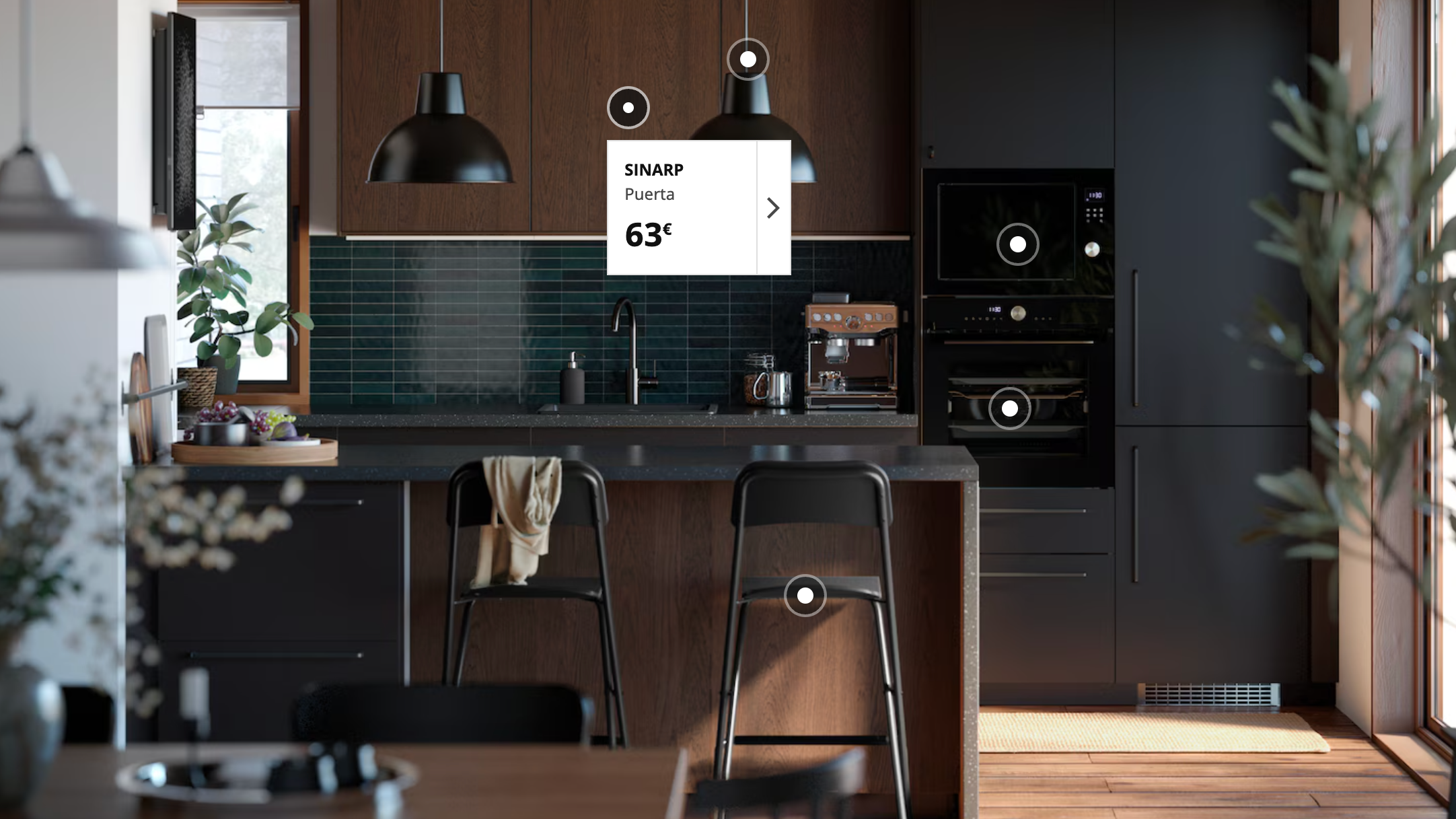 Cocina de inspiración industrial