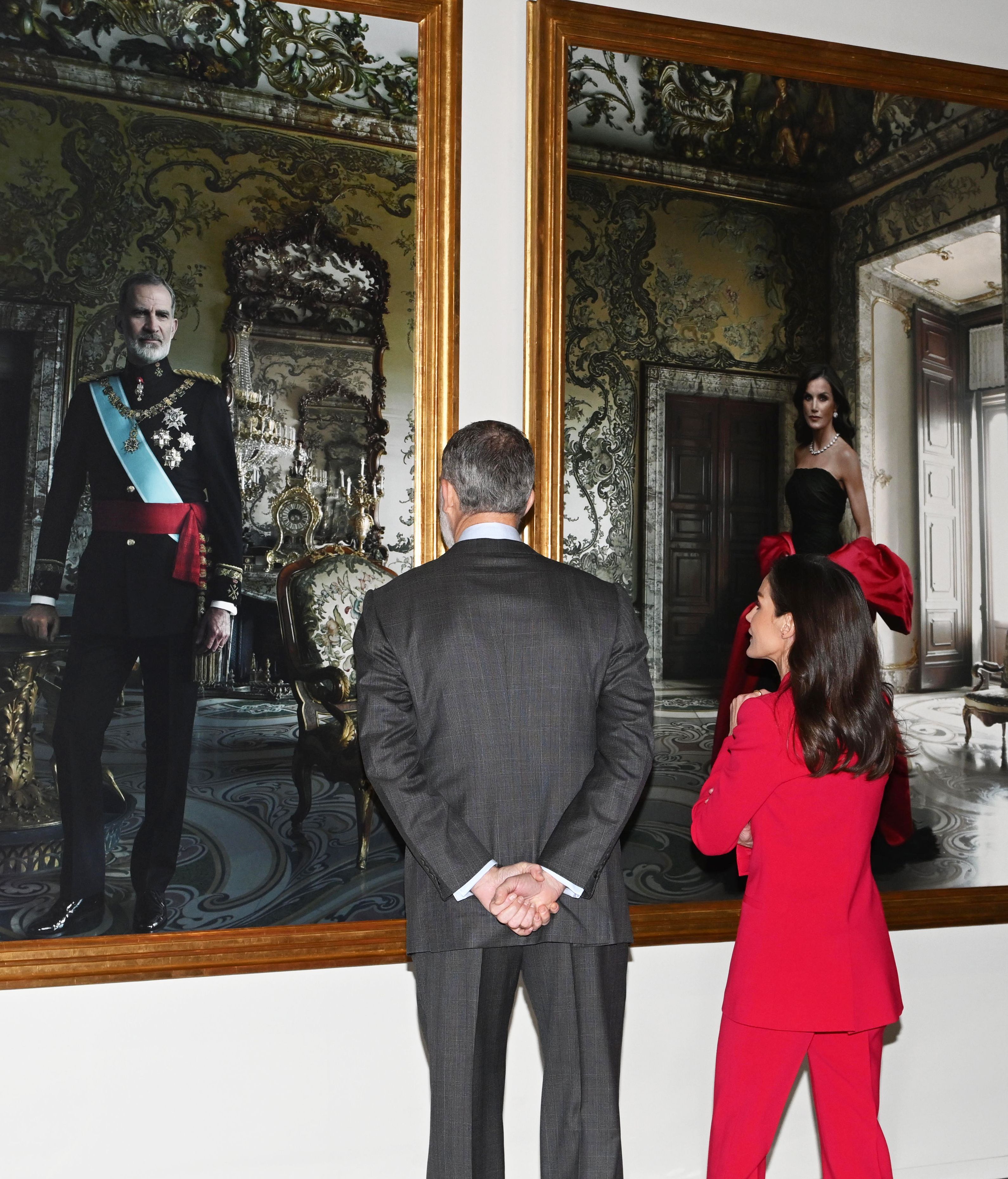 Los reyes y sus retratos.