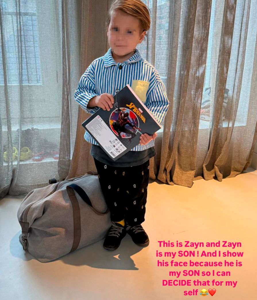 Ajla Peleteiro explica el motivo por el que no pixela las fotos de su hijo