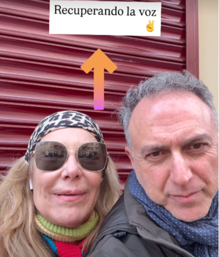 Belén Rodríguez, feliz tras haber recuperado el habla