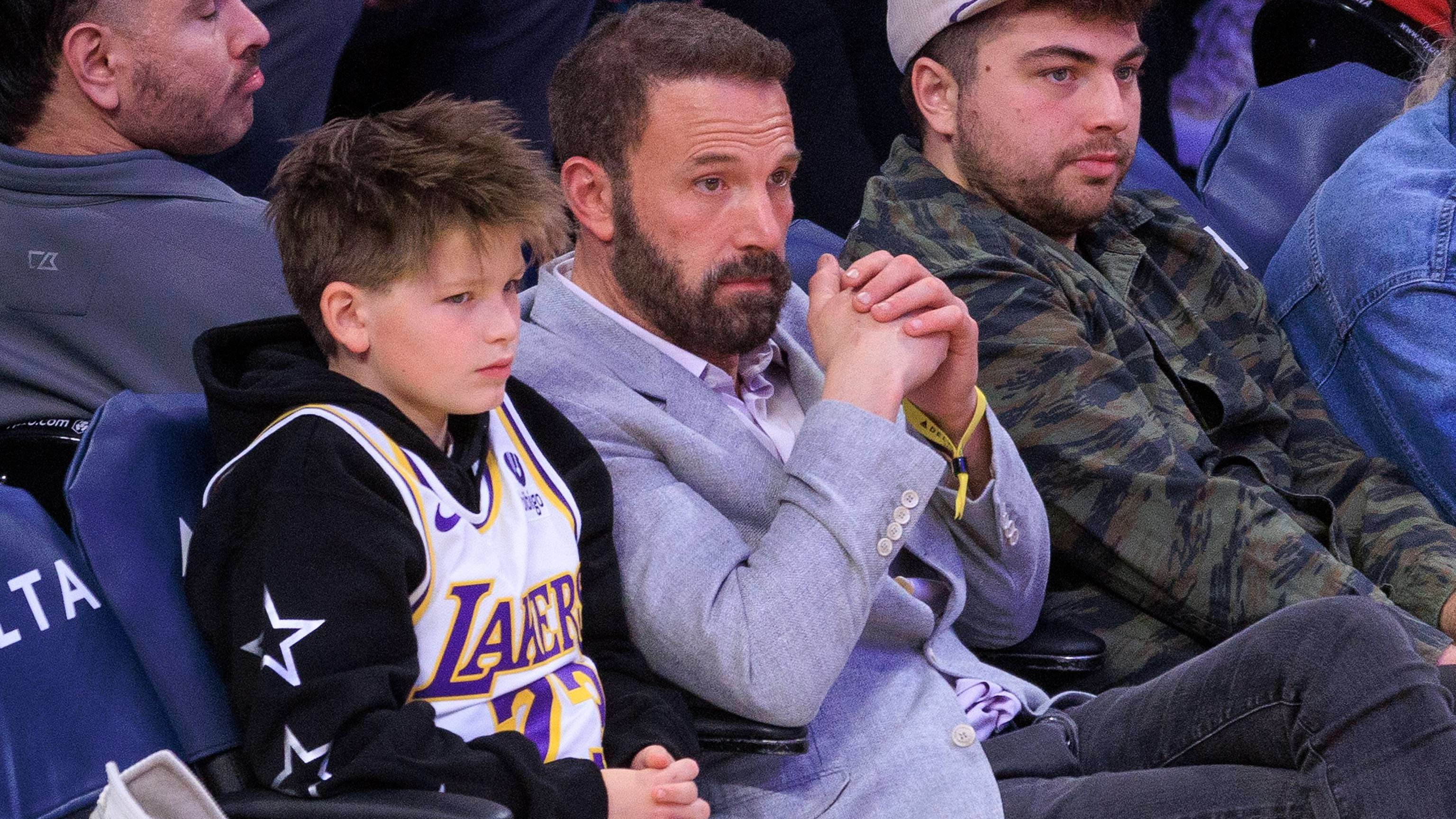 Ben Affleck y su hijo Samuel en una imagen de archivo.