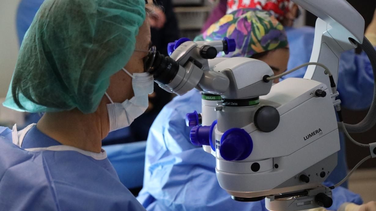 Cirugía ocular.