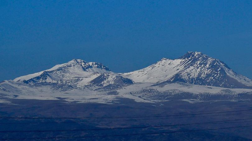 El monte Aragats, en Armenia