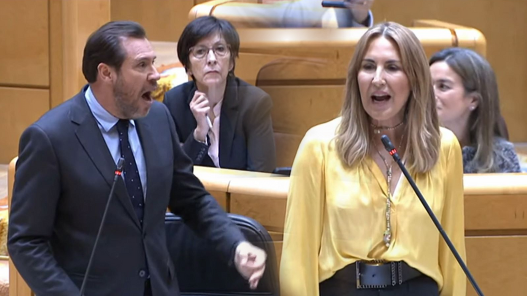 El tenso encontronazo entre Óscar Puente y Ana Beltrán: "Es un partido de los volquetes de putas"