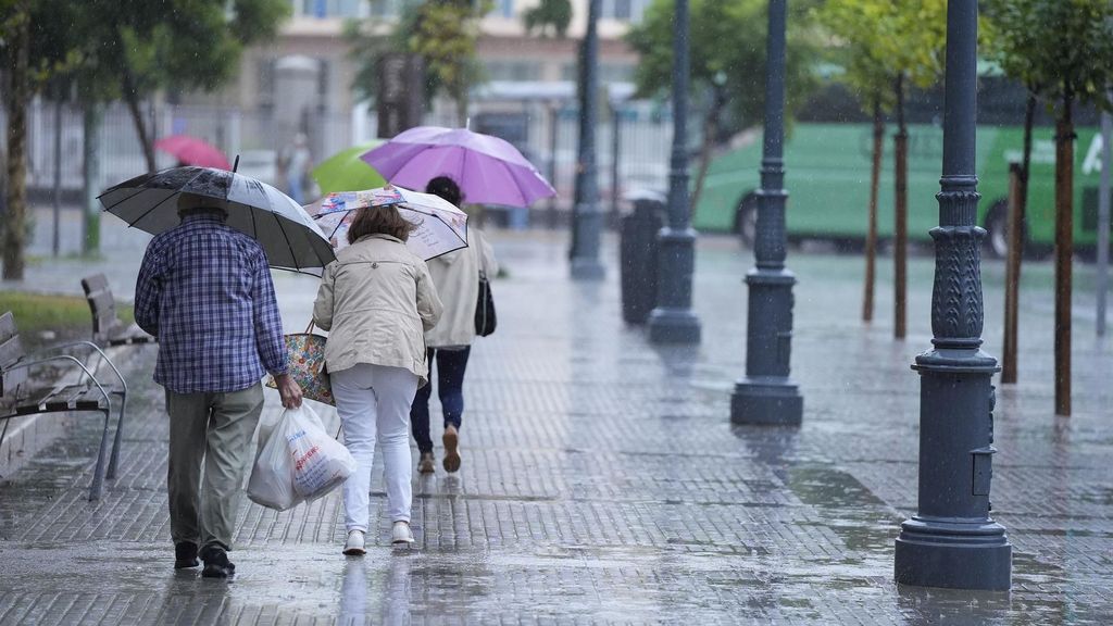 Un día lluvioso en Sevilla