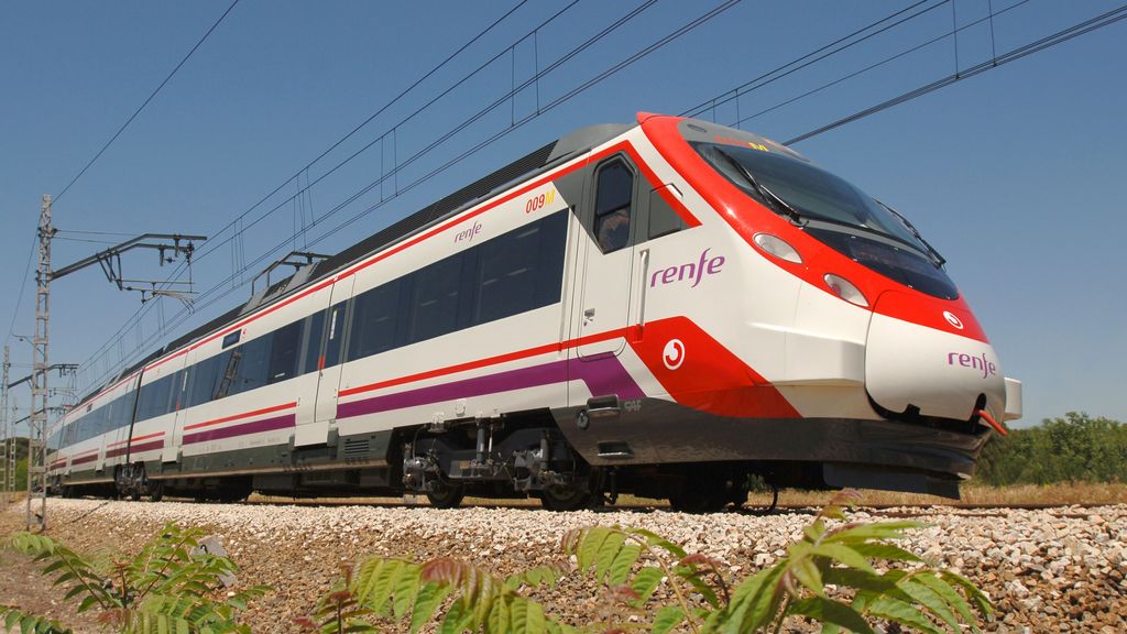 Un tren de Cercanías de Renfe