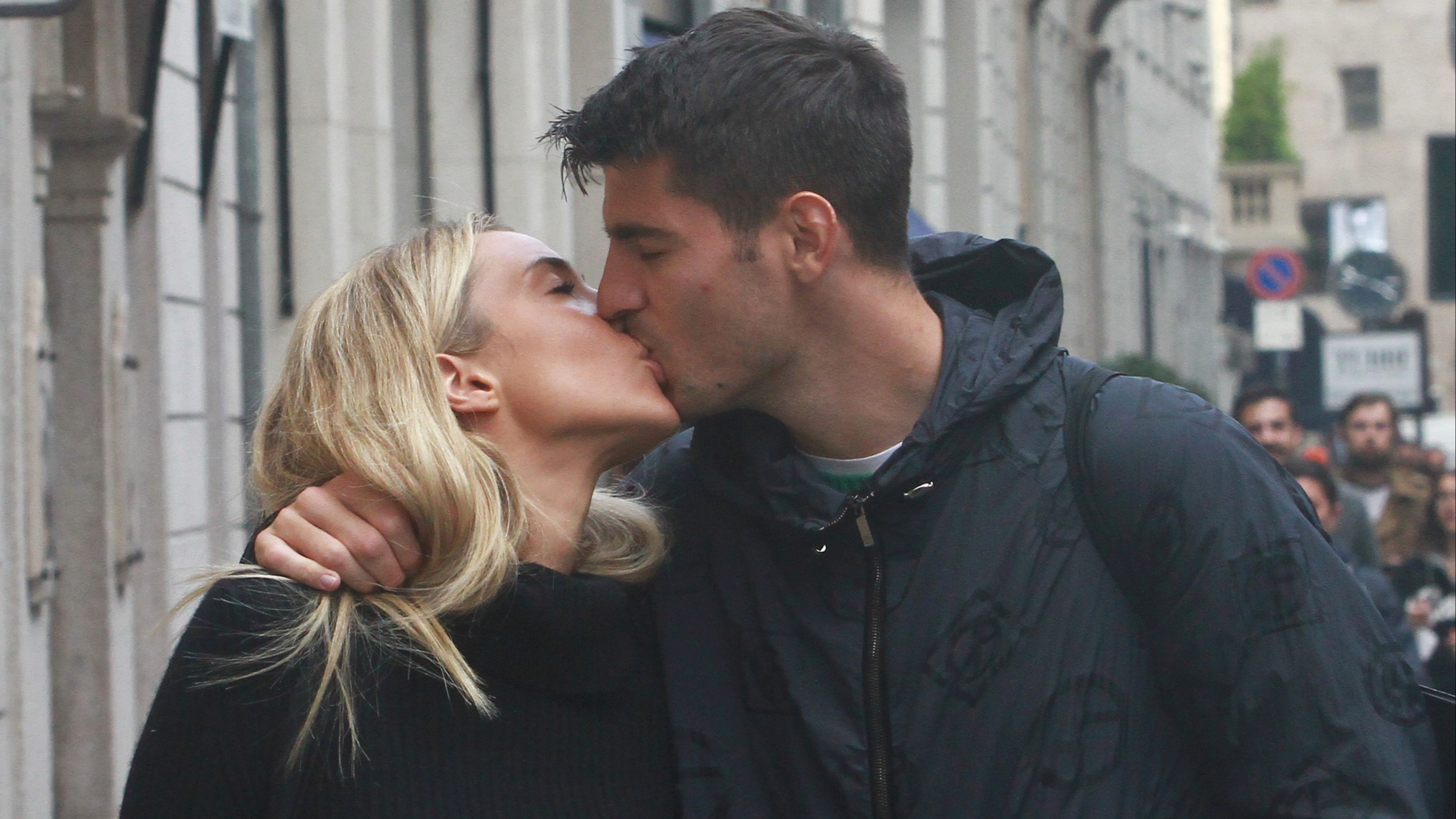 Alice Campello y Álvaro Morata en una imagen de archivo.