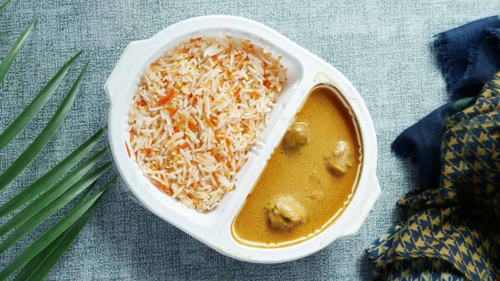 Arroz con albóndigas