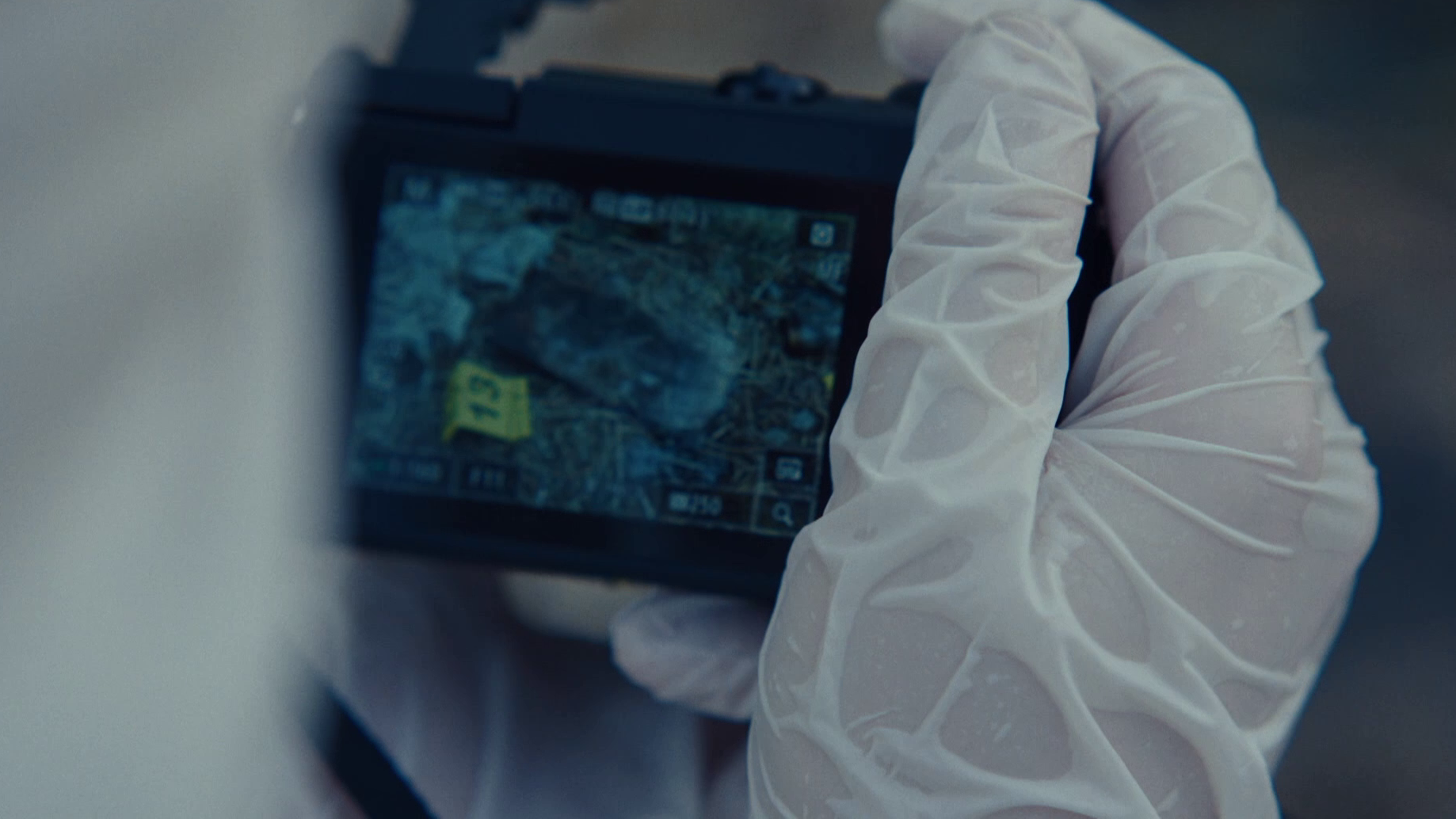 Los agentes encuentran restos óseos