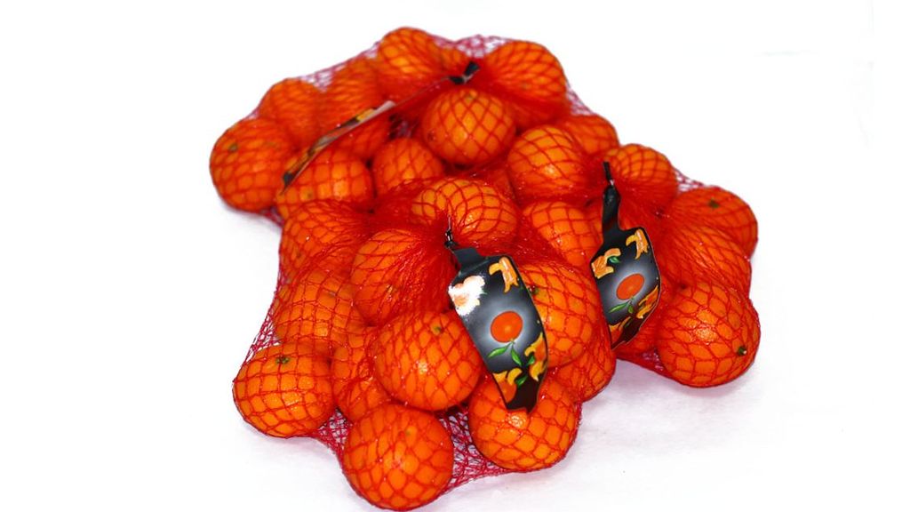 Malla de naranjas