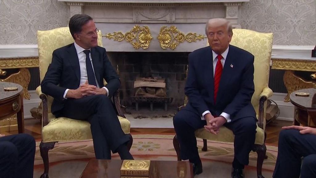 Donald Trump y Mark Rutte hablan sobre Ucrania y el control de Groenlandia: coinciden en el refuerzo armamentístico