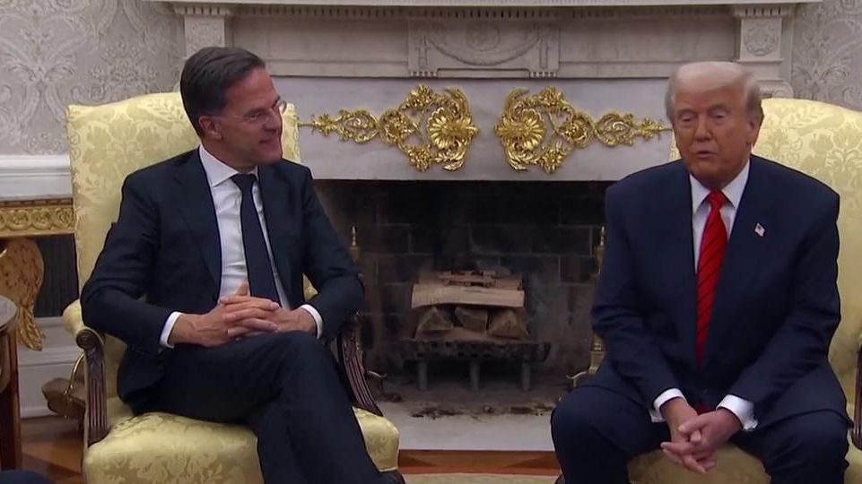Donald Trump y Mark Rutte