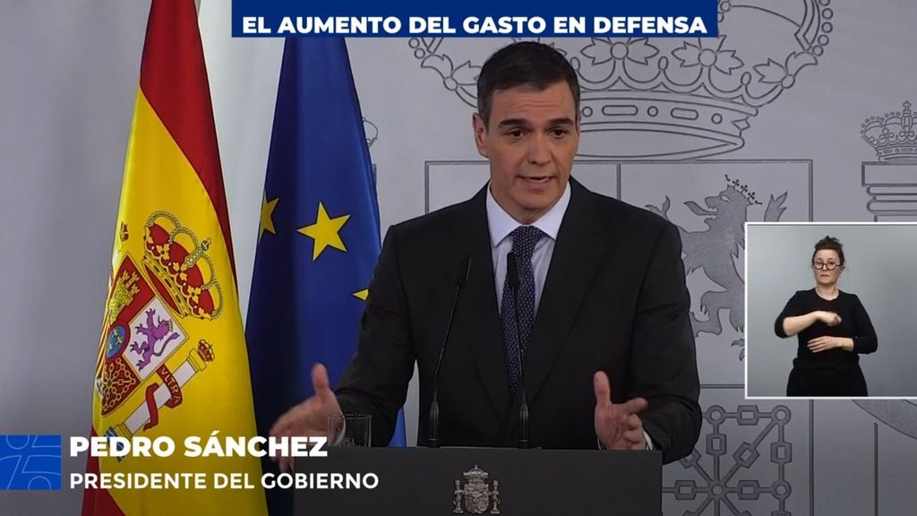 Pedro Sánchez: "España está preparada para cumplir con el presupuesto en Defensa del 2% del PIB"
