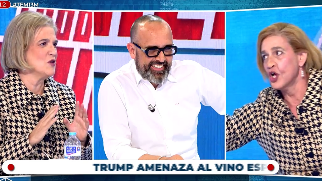 La divertida discusión de Pilar Rahola y Pili Rahola en directo