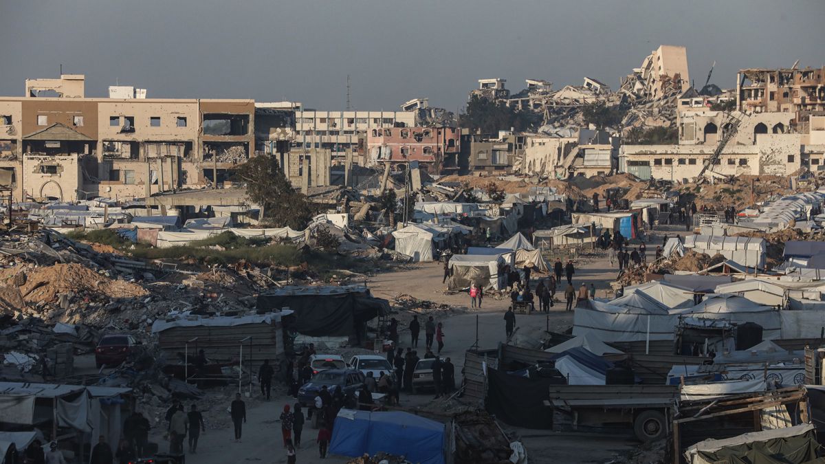 Vista general de la localidad de Beit Lahia, en la Franja de Gaza