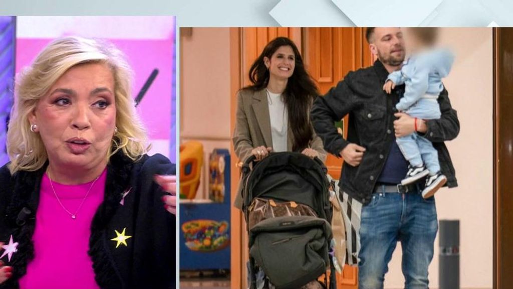 Carmen Borrego reacciona a las imágenes de su hijo junto a María La Jerezana y su nieto: "Van completamente en serio"