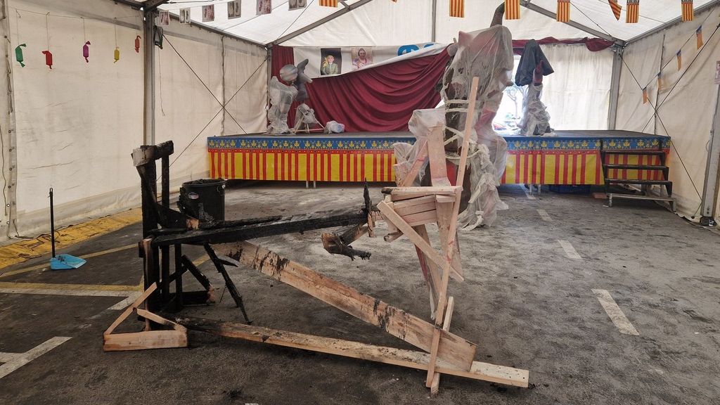 El ninot calcinado