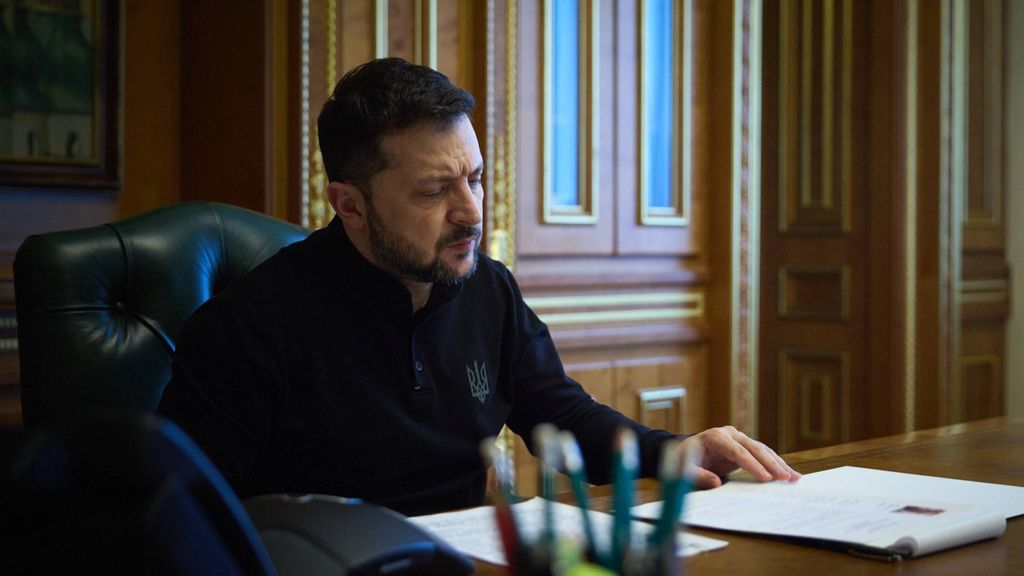 El presidente de Ucrania, Volodimir Zelenski