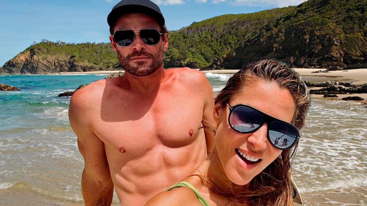 Elsa Pataky y Chris Hemsworth, en Byron Bay