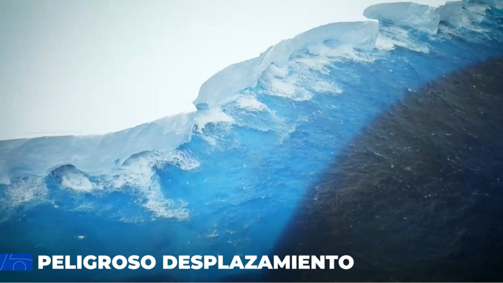 Desplazamiento peligroso del iceberg más grande del mundo