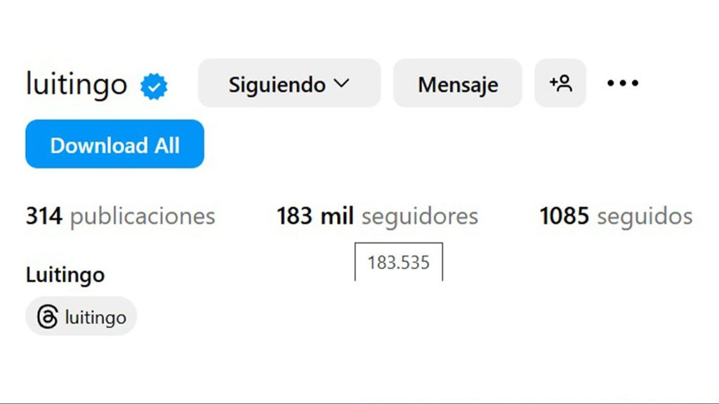 Las consecuencias que está sufriendo Luitingo