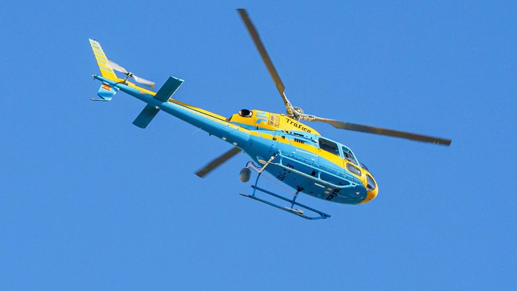 Los helicópteros de la DGT sobrevuelan las carreteras