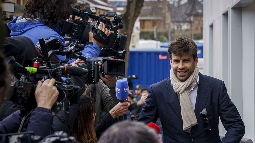 Piqué camino al juzgado para declarar por caso Supercopa