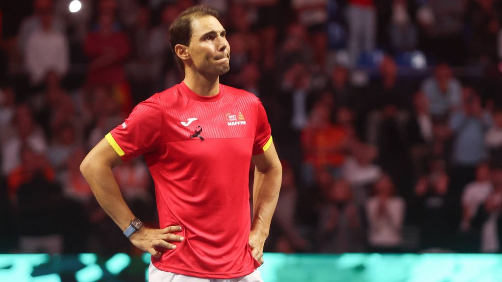 Rafa Nadal en retirada del tenis profesional.