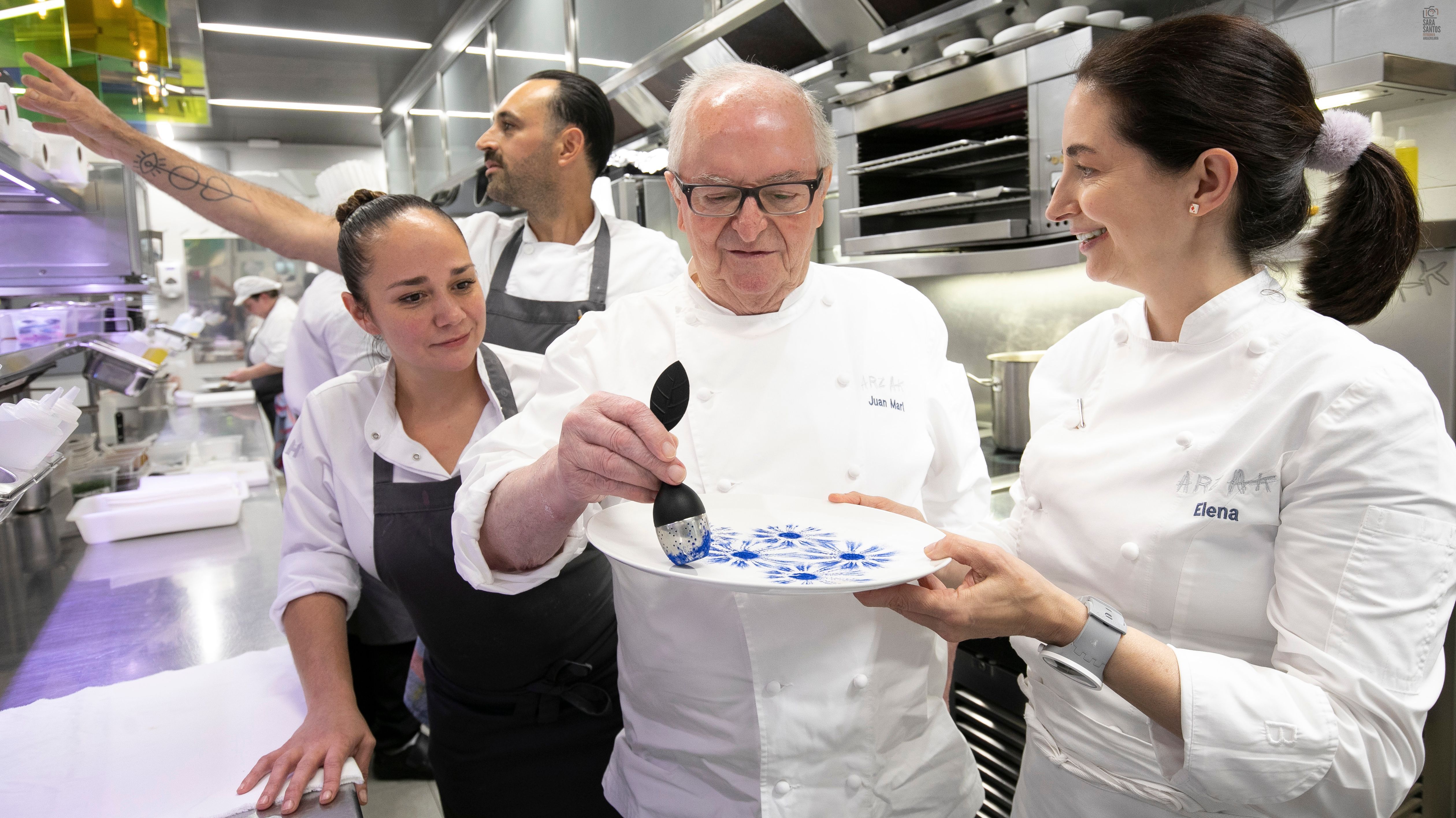 RESTAURANTE ARZAK. JUAN MARI Y ELENA ARZAK. DONOSTIA. FOTO SARA SANTOS © 2021