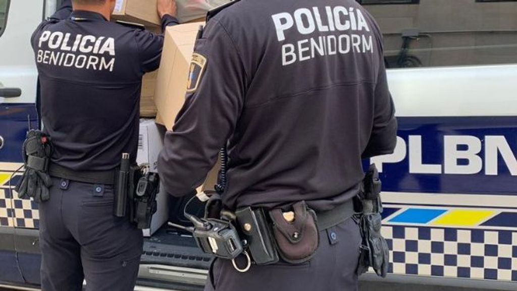 Agentes de la Policía Local de Benidorm