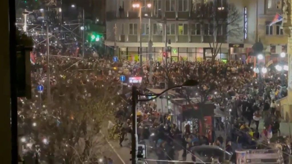 Protestas en Belgrado, Serbia