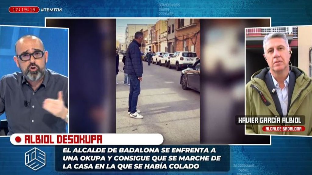 El tenso choque entre Risto Mejide y García Albiol tras su encontronazo con una okupa: "Te has marcado una campaña... no me vendas una película"