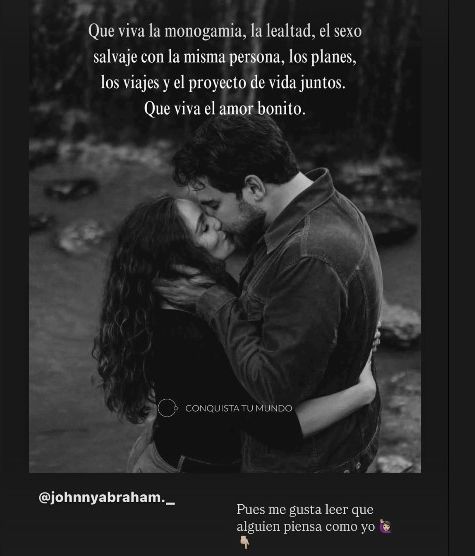 Historia de Instagram de Mar Flores