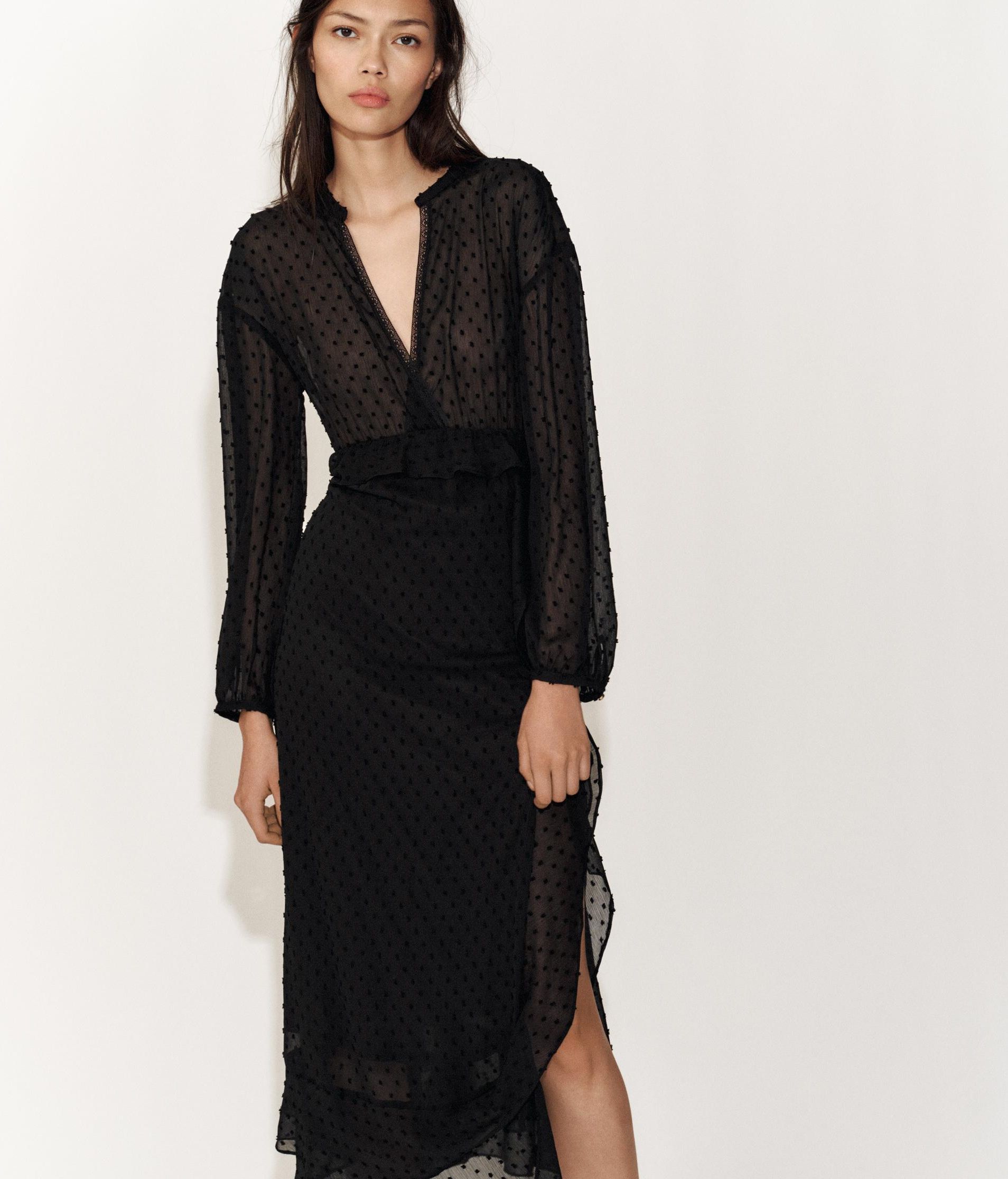 Vestido en plumeti
